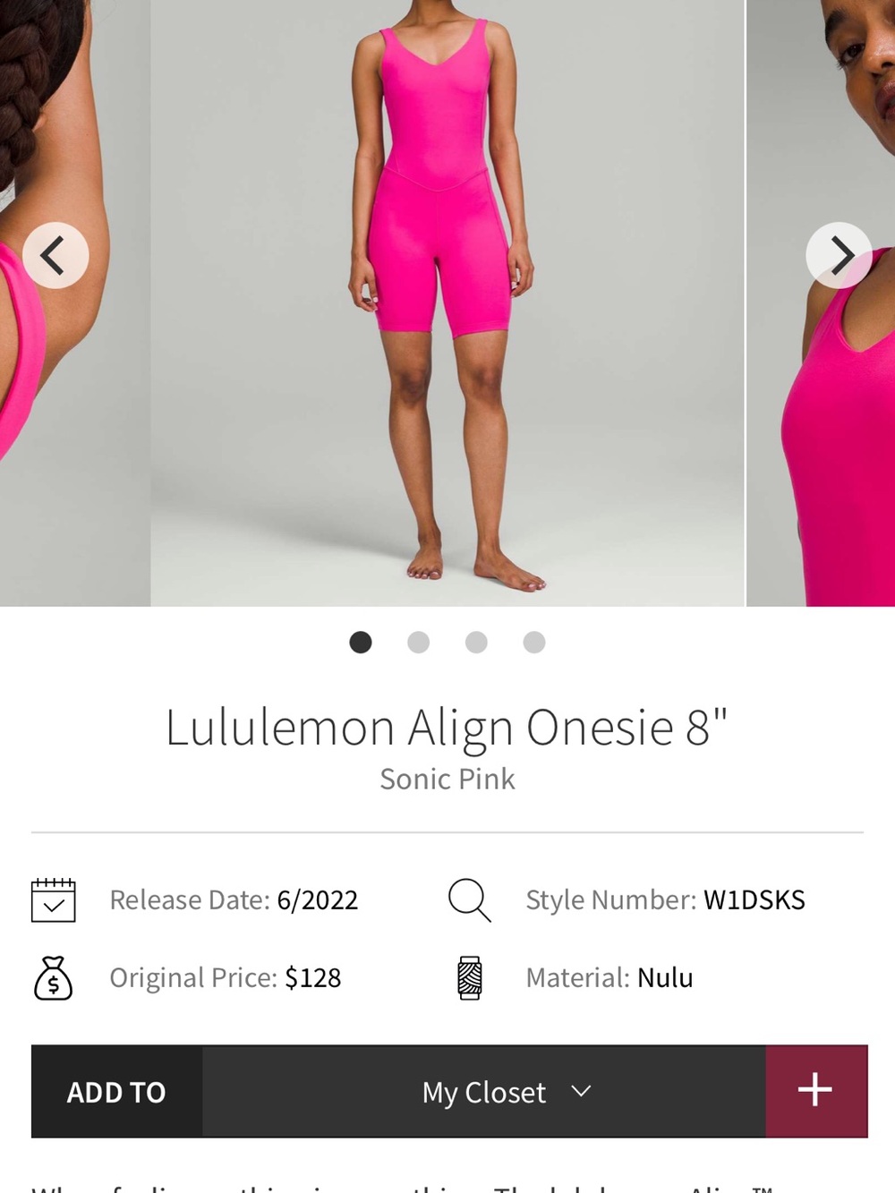 Lululemon Align Onesie